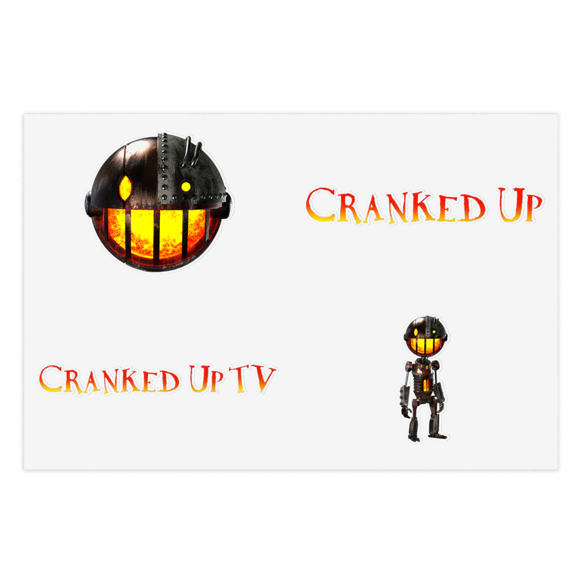 Cranked Up Sticker Sheet