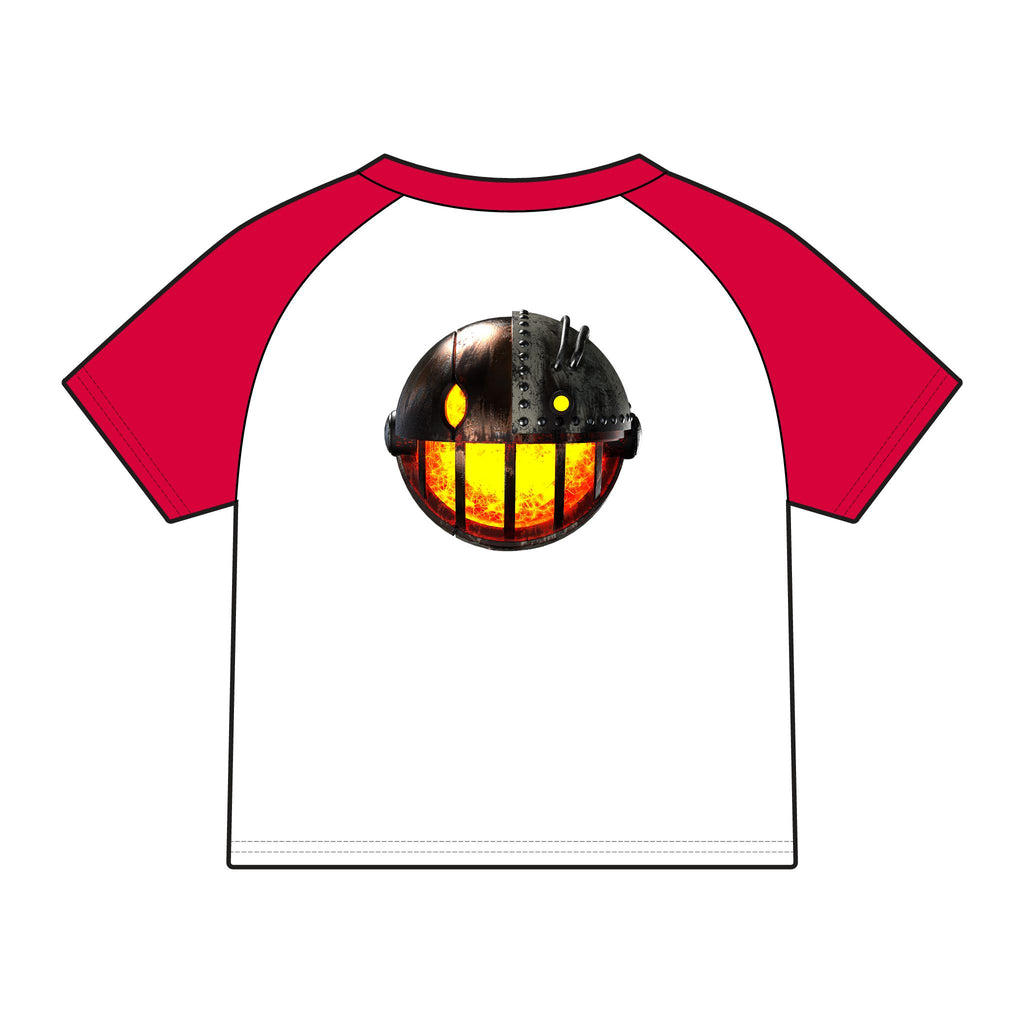 Cranked Up Micro Rib Raglan Baby Tee